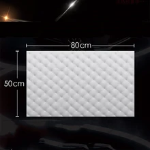 4 шт. 22 мм 50*80 см самоклеющиеся звукоизоляция хлопок межсетевой экран тепло звук Deadener щит для двери автомобиля багажник капот потолок