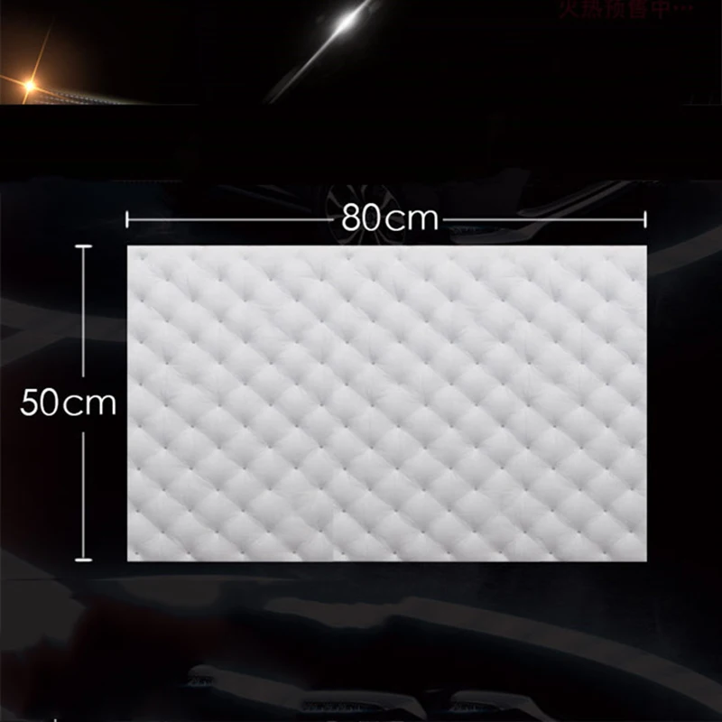 4pcs 22mm 50 80cm Self adhesive Sound Heat Insulation Cotton Firewall Heat Sound Deadener Shield For