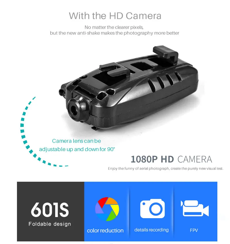 HD 1080P WI-FI FPV RC Quadcopter Zangão