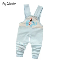 Летние хлопковые для маленьких мальчиков штаны для девочек для новорожденных штаны с подтяжками наряды детские штаны комбинезоны для малышей Штанишки для малышей G73