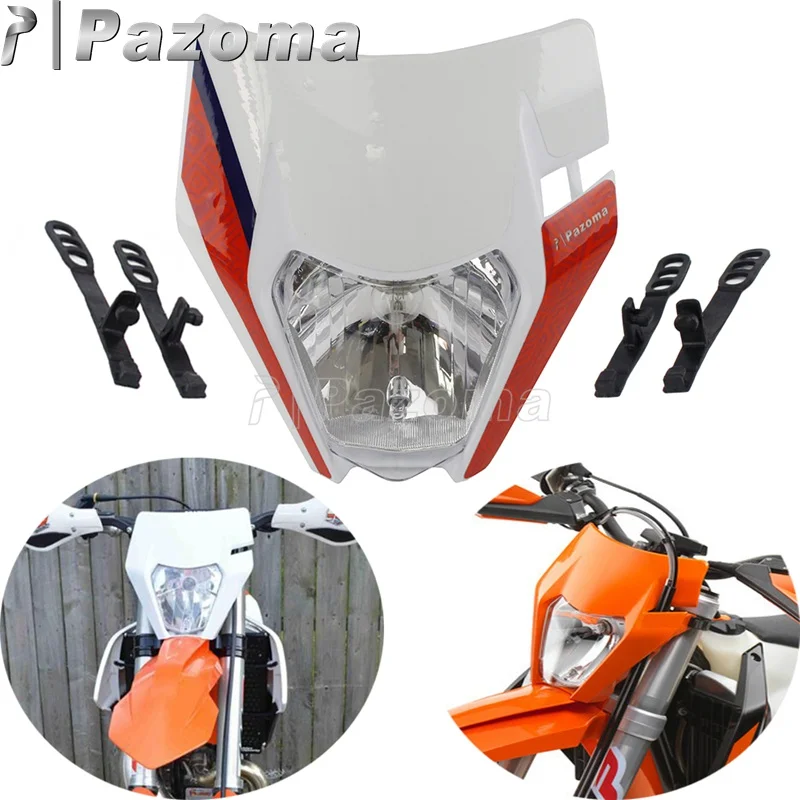 VERKLEIDUNG WINDSCHUTZSCHEIBE MOTO SCHEINWERFER ENDURO HONDA FÜR KTM KAWASAKI VERKLEIDUNG WINDSCHUTZSCHEIBE MOTO SCHEINWERFER ENDURO HONDA FÜR KTM KAWASAKI