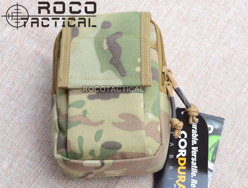 Rocotactical D19 Военная МОЛЛ талии пачки 5,5 "армия Телефон охота мешок Cordura нейлон 1000D SBS молния Ranger зеленый