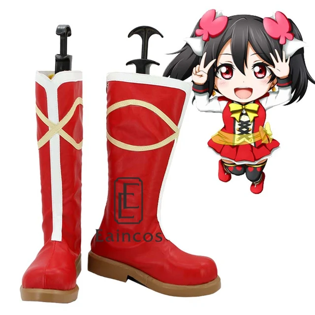 school idol project sunny day song yazawa nico boots cosplay christmas party shoes custom - Red Shoes Christmas Song school idol project sunny day song yazawa nico boots cosplay christmas party shoes custom - Red Shoes Christmas Song
