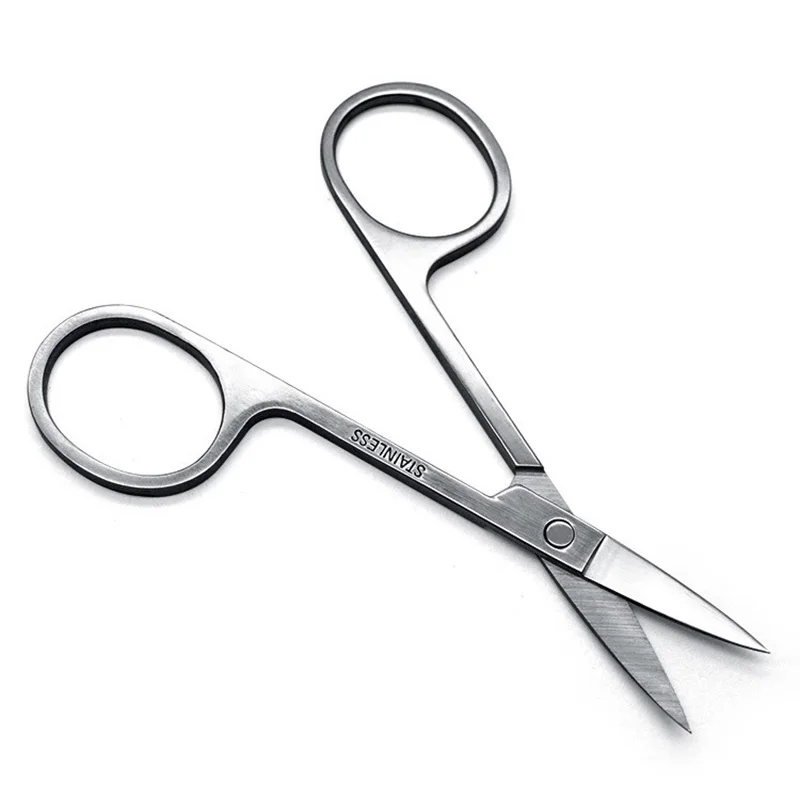 New Makeup Cosmetics Scissors Nose Hair Eyelids Stickers Stainless
