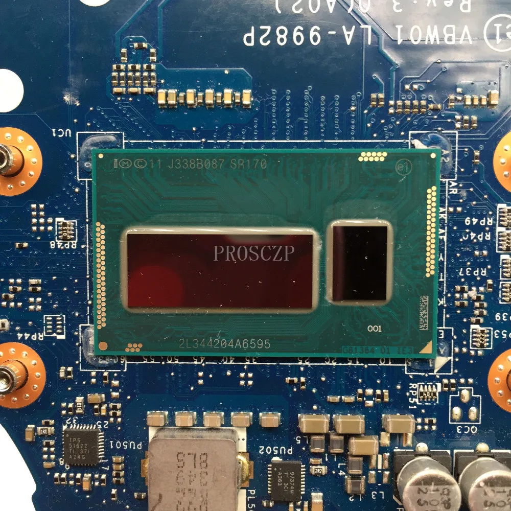 Excellent Free shipping  for 15R 5537 3537 VBW01 LA-9982P  Laptop Motherboard pavilion SR170 i5-4200U CPU  DDR3L working well 2