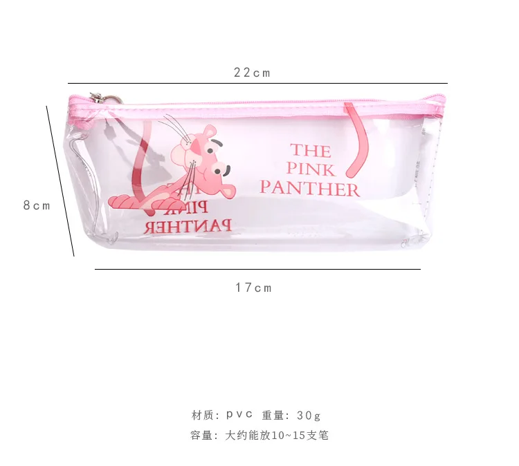 Kawai Фламинго пеналы милый Единорог прозрачный Pencilcase коробка для ручек и карандашей сумки для Детские Канцелярские принадлежности офисные