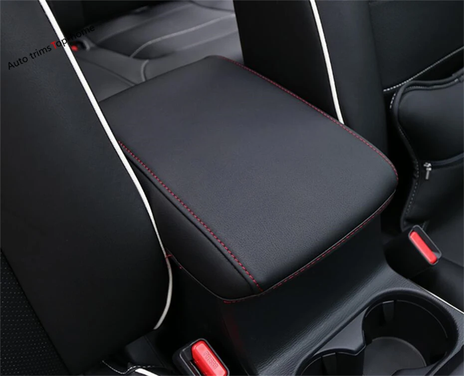 

Yimaautotrims Center Auto Seat Armrest Storage Box Protection Mat Cover Trim 1 Pcs Interior For Mazda CX-5 CX5 2017 2018 2019