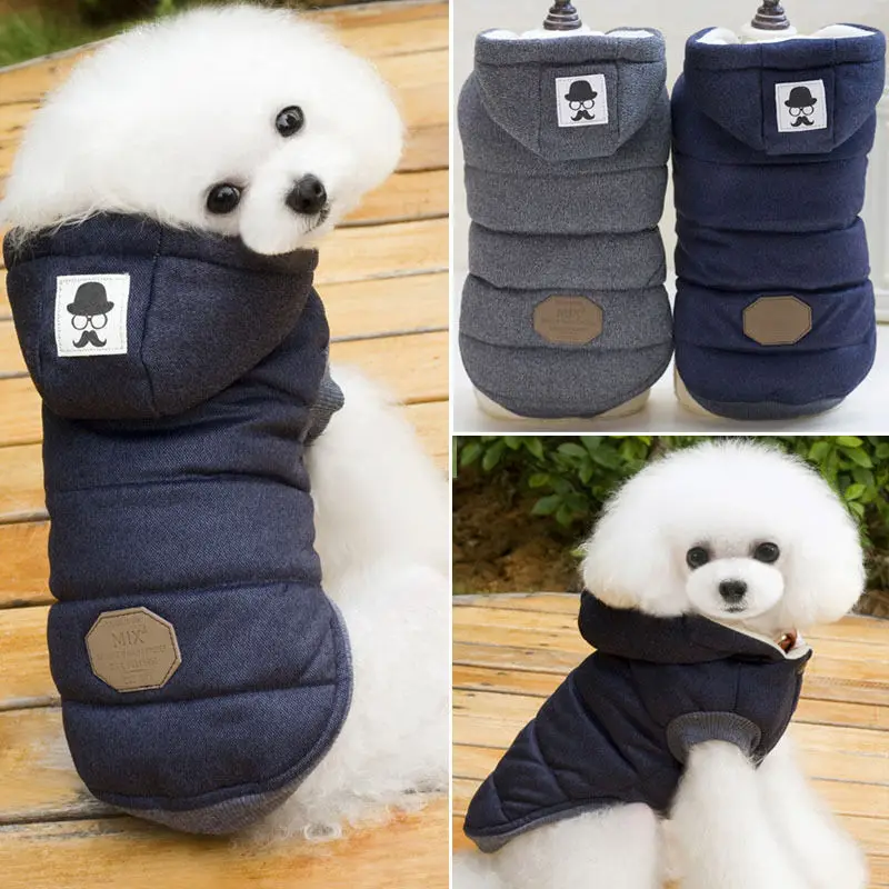 

Hot Pet Coat Dog Jacket Winter Clothes Puppy Cat Sweater Clothing Coat Puppy Warm Hoodies Apparel