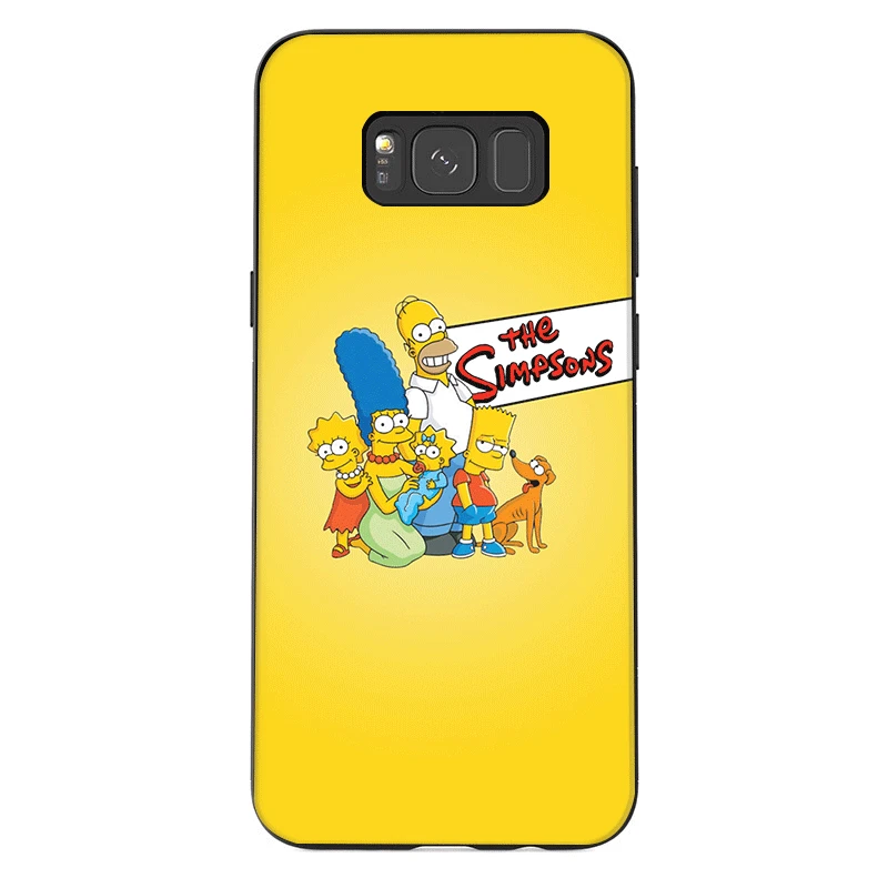 TPU персональный чехол для телефона Симпсоны Samsung GALAXY J6 A3 A5 A30 A10 A40 A50 A70 A7 A8 A9 A6 Plus