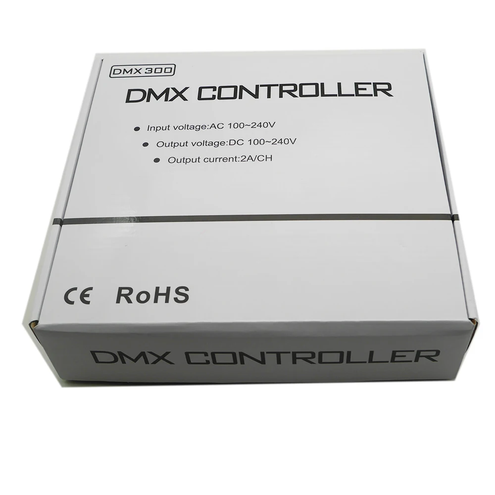 DMX300 1320 Вт 3CH x 2A RGB DMX светодиодный декодер консоль контроллер для высокого напряжения RGB светодиодный неоновый светильник лента AC110V 220 В