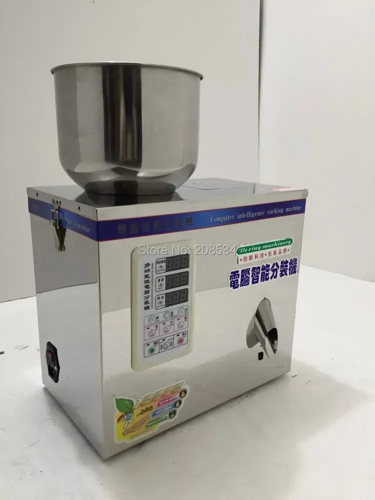 2-200g tea weighing machine,grain,medicine,seed,salt packing machine,powder filler