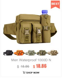 Новая мужская водонепроницаемая 1000D нейлоновая дорожная Военная Противоугонная тонкая сумка для сотового телефона, поясная сумка