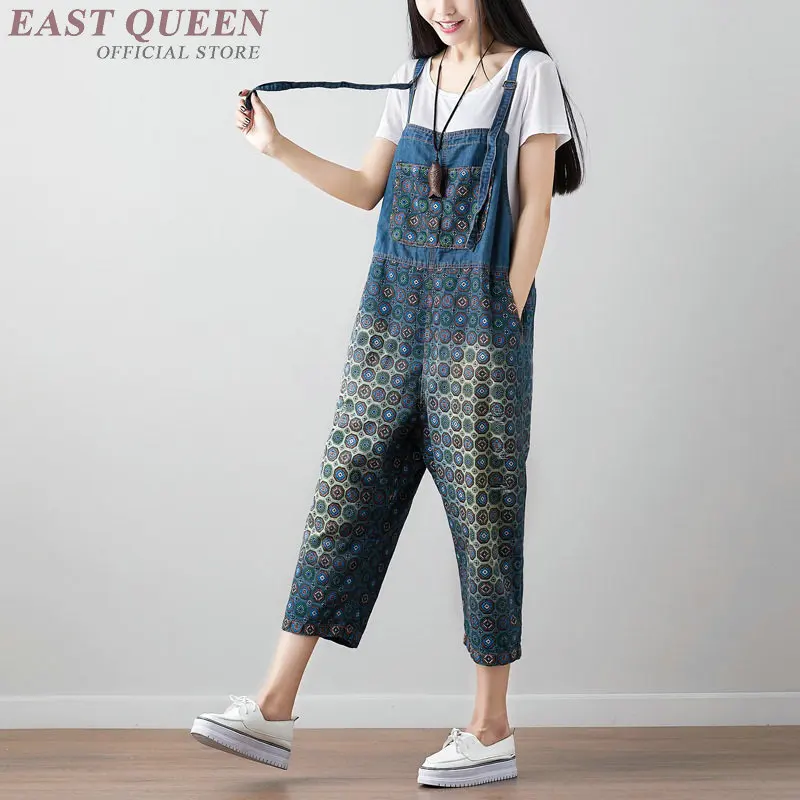 

Dungarees woman jumpsuit long jeans denim overalls for women 2018 rompers female winter jumpsuit sexy streetwear DD1213