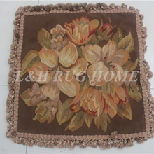 2" x 22" aubusson шерстяные подушки новозеландской шерсти ручной работы подушку для украшения дома, без вставки