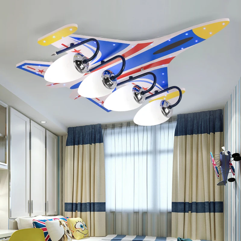 

DIY Acrylic Airplane LED Ceiling Light Modern Kids Bedroom Ceiling lamp decorative home indoor lighting
