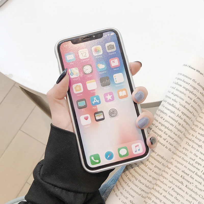 Роскошный багажный чехол для телефона iphone X XR XS Max 6 6s Plus 7 8 милый цветочный мягкий