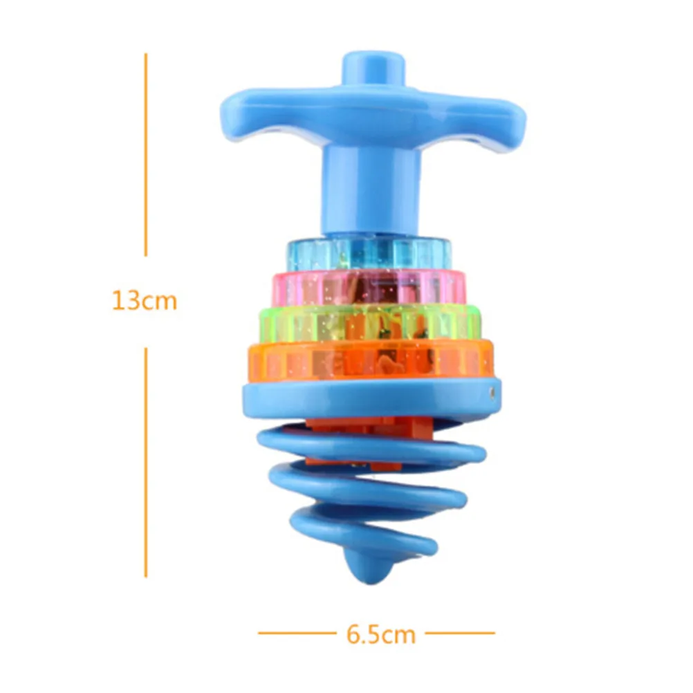 1 или 5 шт вспышка волчок светодиодная Лазерная музыкальный гироскоп детский музыкальный Волчок детская игрушка случайный цвет