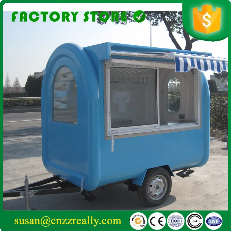 

Customizable high quality mobile fast food cart chinsese cheaper BBQ trailer for sale