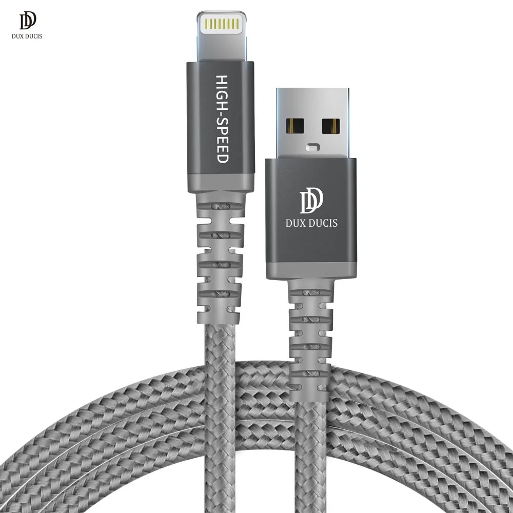 

DUX DUCIS MFi USB Cable for iPhone 8 X 7 6S Plus 2.4A Fast Charging Lightning Cable for iPhone 6 USB Cable Phone Charger Cable