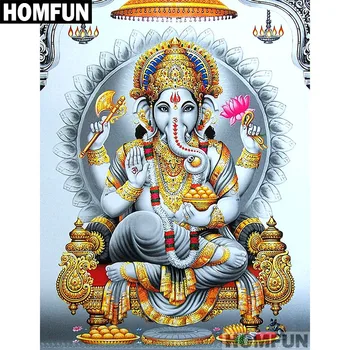

HOMFUN Full Square/Round Drill 5D DIY Diamond Painting "Religious Buddha" Embroidery Cross Stitch 5D Home Decor Gift A01733