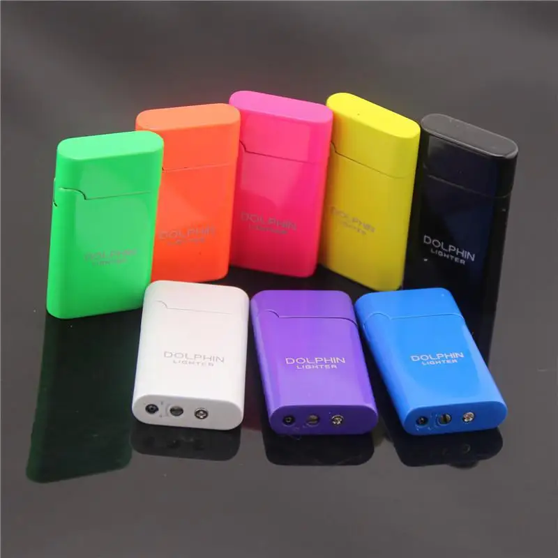 Portable jet butane torch gas cigarette lighters Metal Windproof Gas