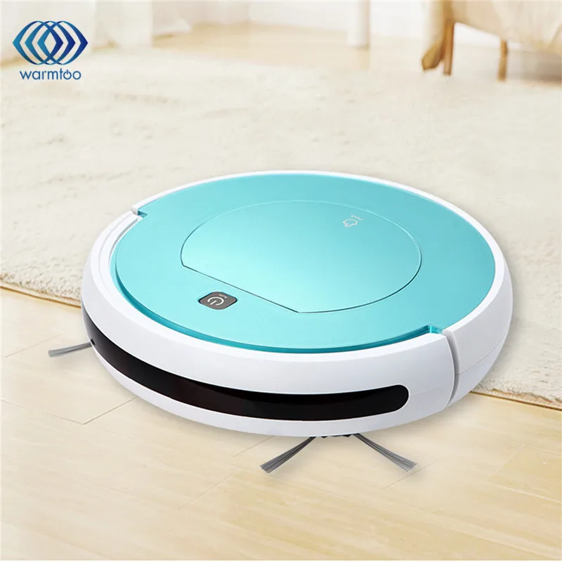 

Warmtoo US Plug Robot Vacuum Cleaner Intelligent Automatical Floor Sweep Robot Wet And Dry Mechanical Remote Control Low Noise