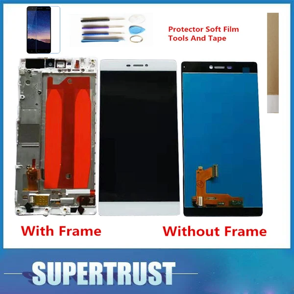 5 2 &quotбез/с рамкой для Huawei P8 GRA L09 UL00 ЖК дисплей + сенсорный экран в сборе черный