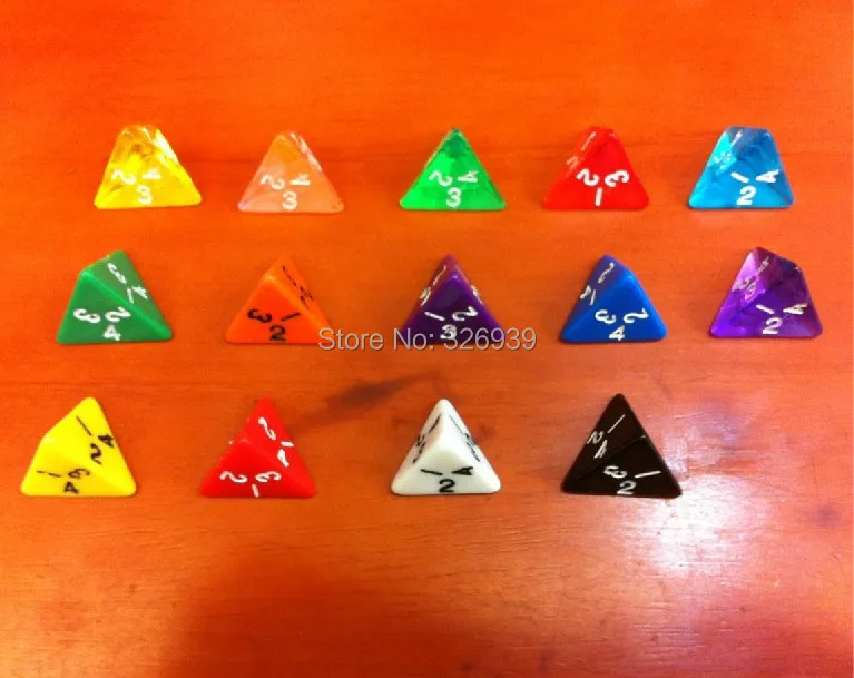 

Dungeons & Dragons props, polyhedral D4 dice