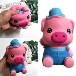 Мультяшная свинья Обучающие игрушки медленный рост детские игрушки для снятия стресса Hop реквизит poopsie squash анти-стресс игрушка squash squishy Pig