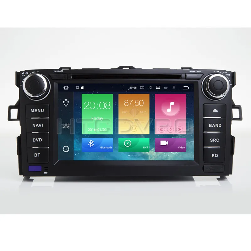 YMODVHT 7 дюймов 4 Гб + 32 ГБ Восьмиядерный Android 8 0 Автомобильный DVD плеер для Toyota Corolla
