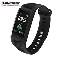 ASKMEER Smart Wristband Bracelet IP67 Waterproof Multi Sport Mode Color Screen Smart Fitness Tracker Heart Rate Health Bracelet