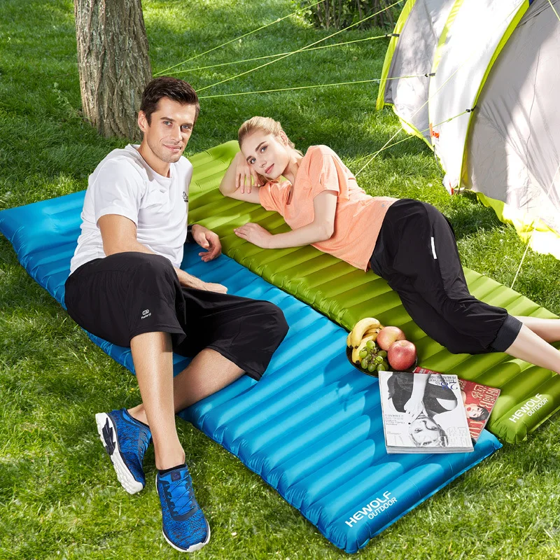  VILEAD Portable Air Mattress Ultralight Inflatable Cushion Sleeping Pad for Camping Hiking Backpack