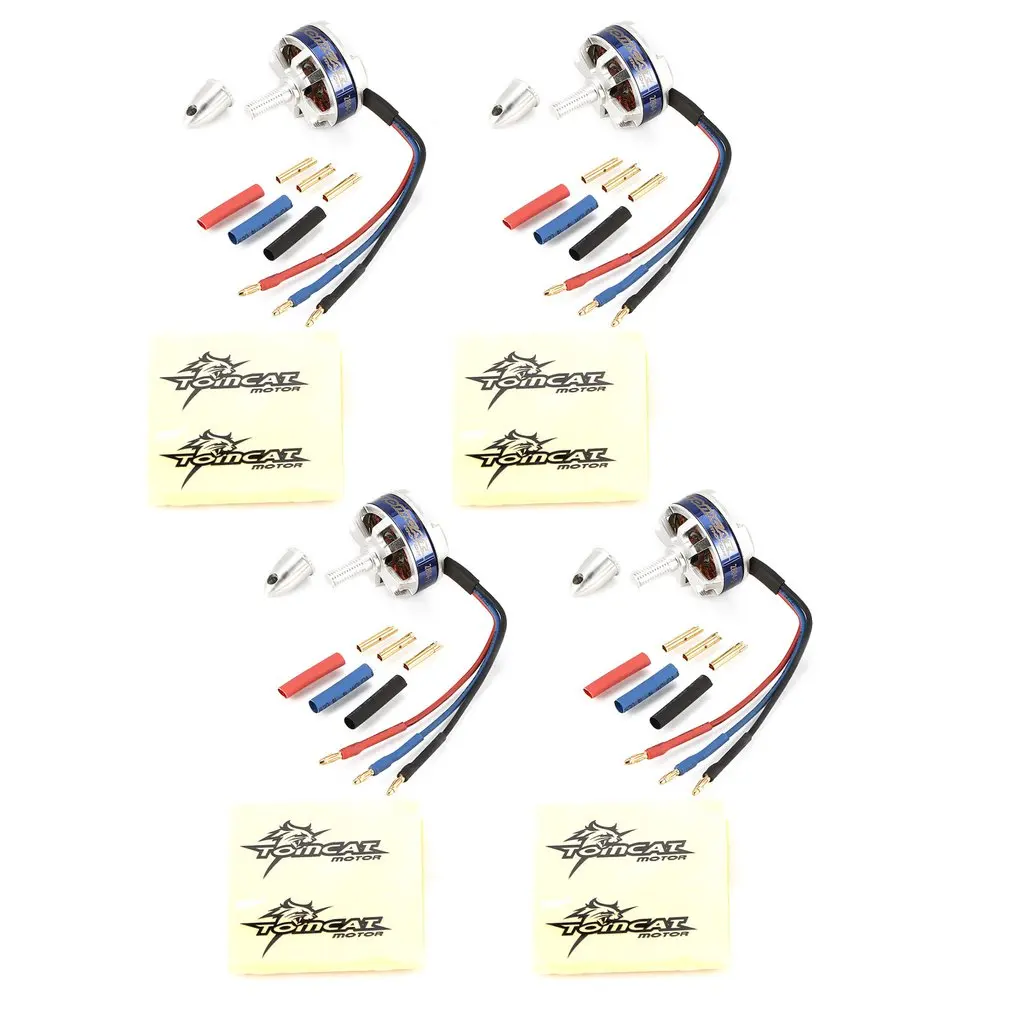 

4pcs BM2812M KV900 15T 2300KV12T 2-3S CW/CCW Brushless Motor for RC FPV Racing Drone Quadcopter Aircraft Helicopter Spare Accs