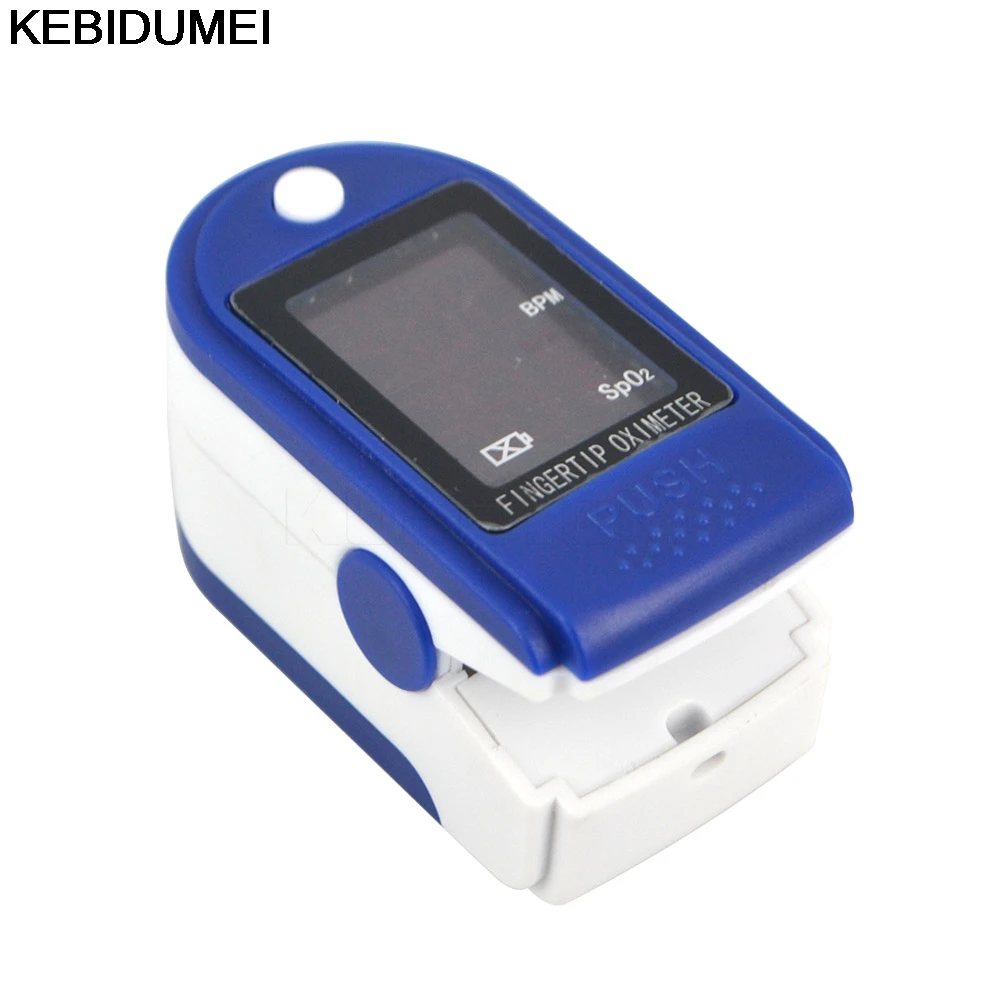 Пальцевой Пульсоксиметр цифровой светодиодный дисплей Spo2 PR монитор измеритель уровня кислорода в крови пульсометр медицинский уход синий