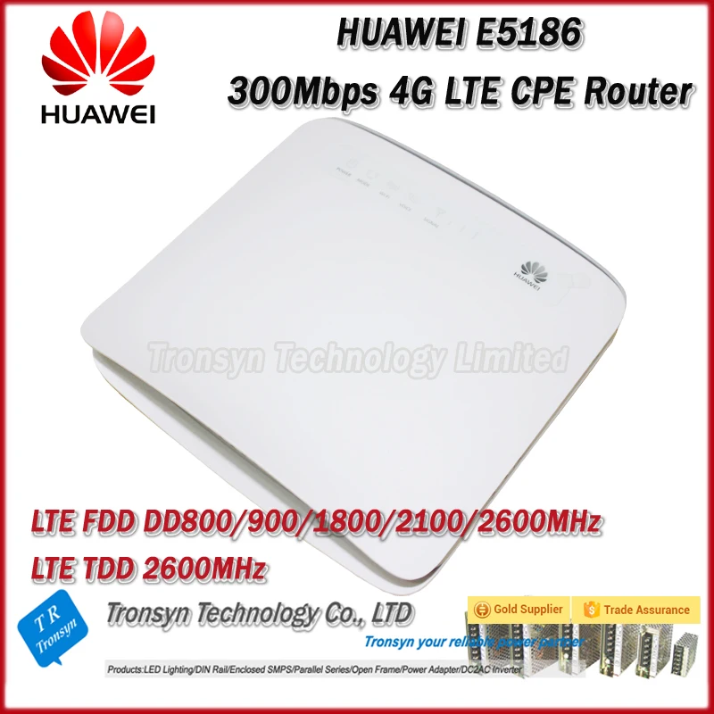 Оптовая продажа Оригинальный разблокированный 300 Мбит/с роутер HUAWEI E5186S 22A 4G LTE WiFi
