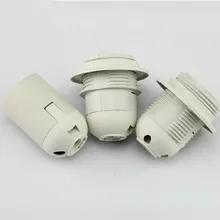E27 пластиковый держатель лампы, электрический светильник, цоколь лампы, цоколь, адаптер, 3 вида