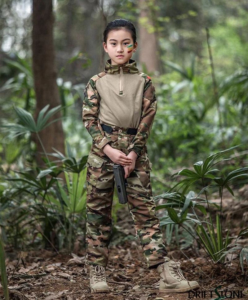 Новая Боевая форма, детские штаны и рубашки, костюм BDU, Военная Тактическая Экипировка, Мультикам для охоты для детей