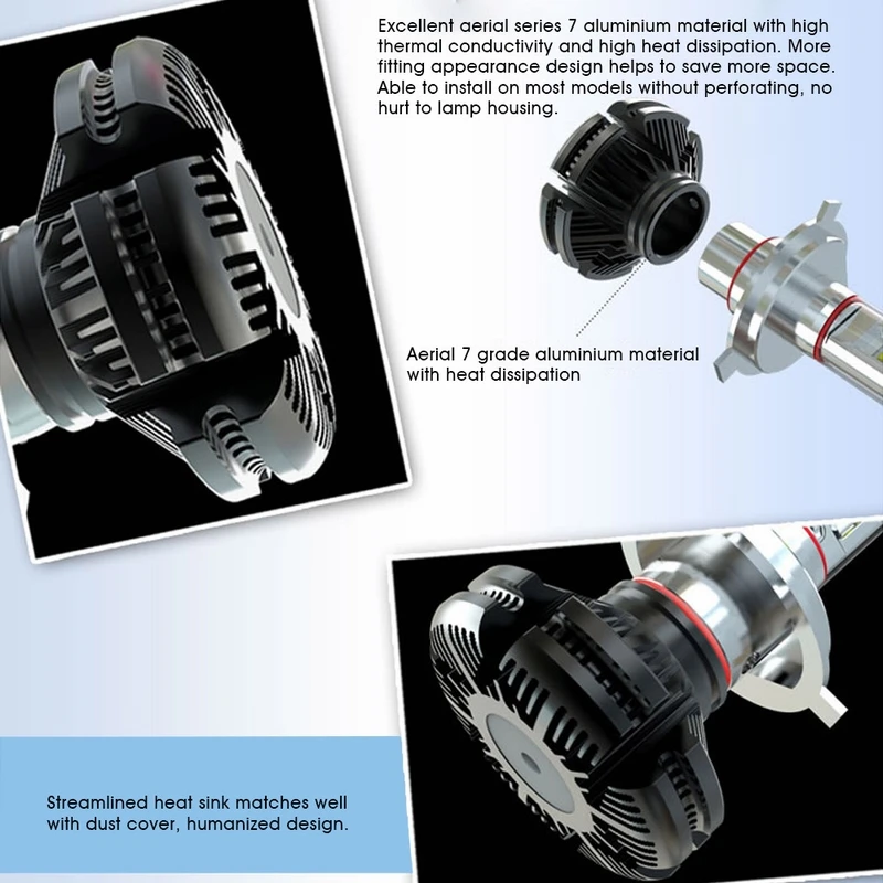 X3 светодиодный фонарь для автомобильных фар 50 Вт 12000LM 3000K 6500K H1 H4 H11 H7 9005 HB3 авиационный алюминиевый CSP Hi/lo луч DC9-32V 8000K