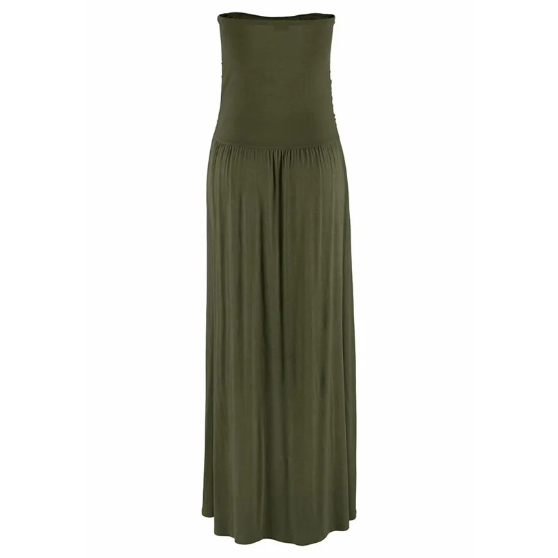 Solid Summer Dress Beach Off Shoulder Maxi Dress Women Sleeveless Sexy Dress Plus Size Pockets Vestido De Festa Longo 40MAY815