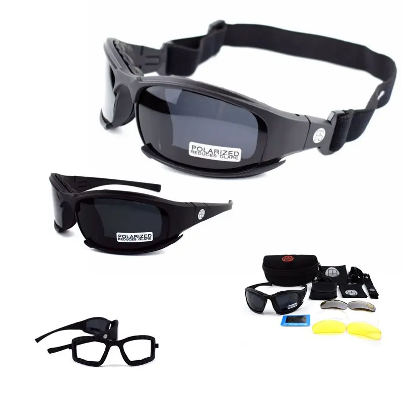 

X7 Polarized Military Sunglasses Tactical Goggles Sunglasses Army Airsoft Glasses Men Shooting Eyewear UV400 Hiking Glasses