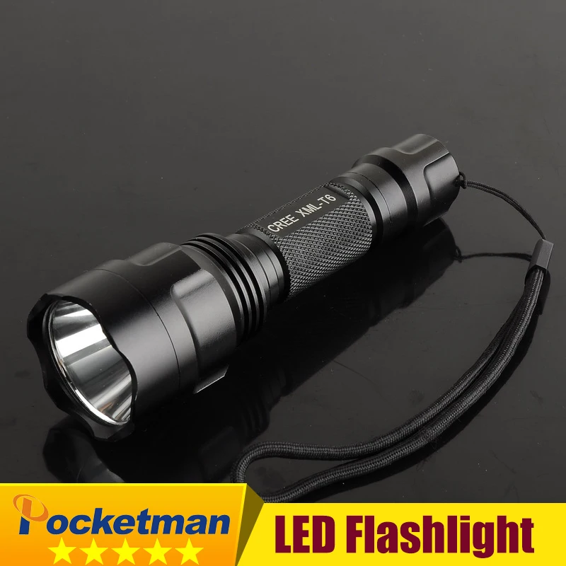 

2800LM T6 LED Hunting Flashlight 5Mode C8 Torch Led Torch light lantern Waterproof High Power For Hiking Camping
