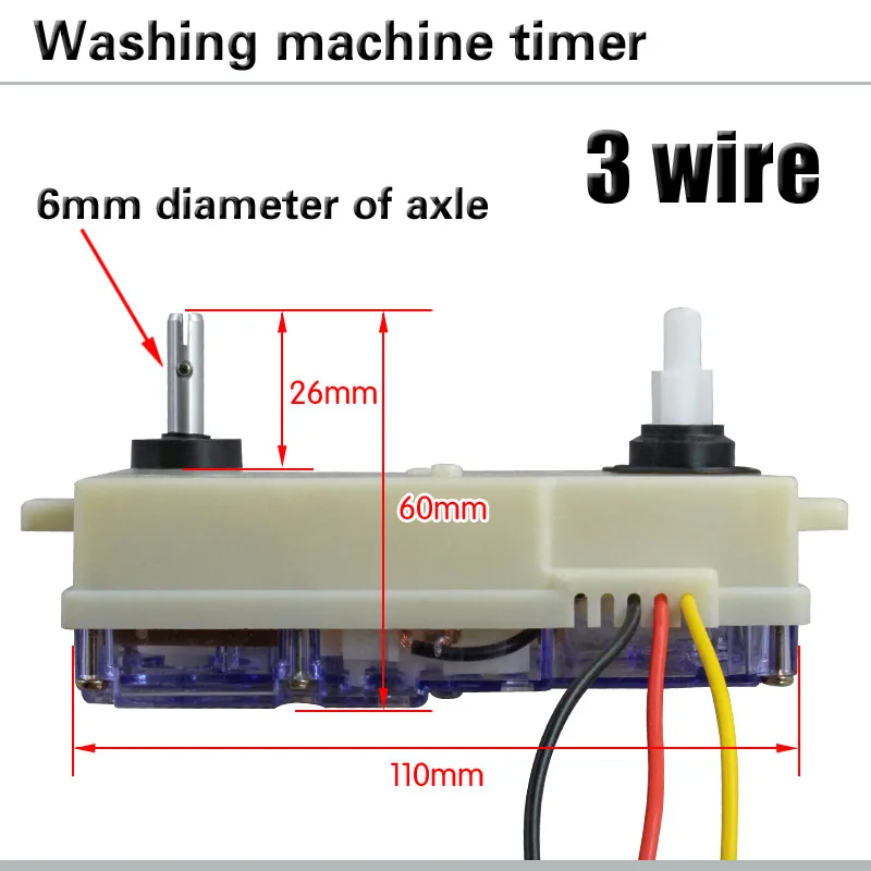 Аксессуары для стиральных машин 3 линии двойной оси 15 минут универсальная Стиральная машина Стиральная таймер полоса двойной переключатель таймер