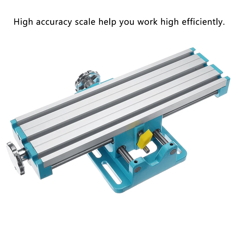 Миниатюрный фрезерный станок, рабочий стол, дрель, тиски, приспособление, рабочий стол, многофункциональная X ось Y, регулировка, координатный стол