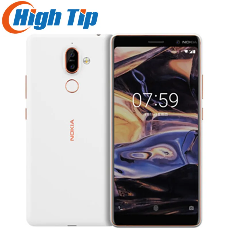 

Unlocked Original Nokia 7 Plus 2018 Android 8.0 ROM 64G Snapdragon 660 Octa core 6.0'' Display Bluetooth 5.0 Mobile phone