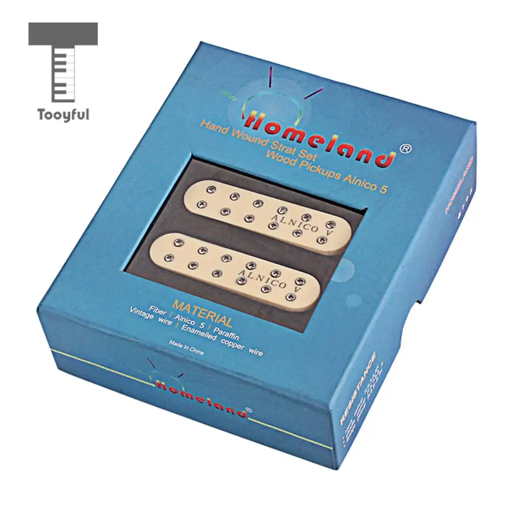 1 Set Alnico V Humbucker Pickup M/N/B for Strat ST Electric Guitar Replacement Parts