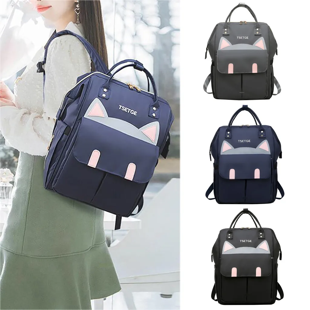 

Women Color Matching Wild Fashion Leisure Travel Bag Student Bag Backpack for Student School Bag Bagpack mochila