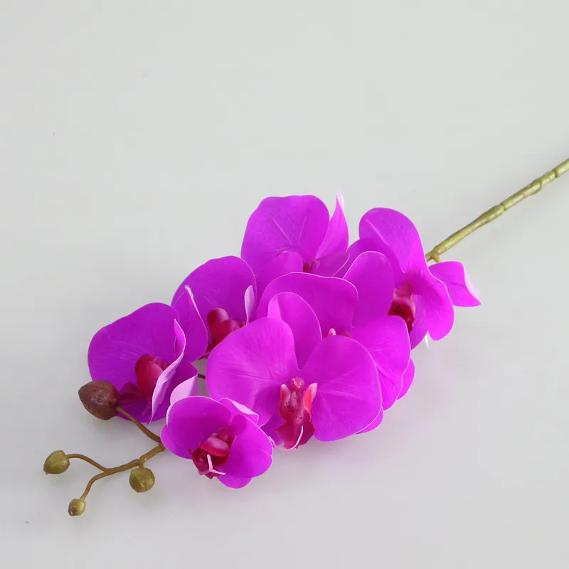 

Flone Artificial fake Latex Orchid Real Touch Butterfly Orchid Plant Flower for Wedding Home Party table Decorative flower