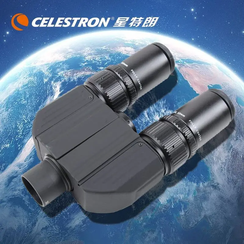 Астрономический телескоп Celestron, окуляр, двойная бинокулярная головка, прозрачный бинокль, специальные аксессуары
