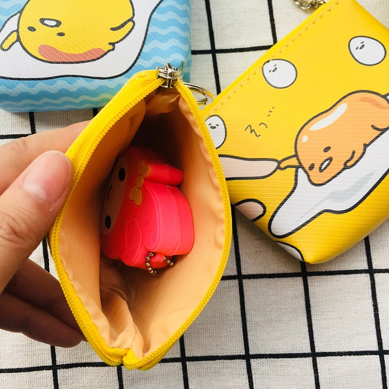 IVYYE ленивый gudetama плюшевый кошелек мягкая кукла-сумка милые Мультяшные пушистые сумки мини мешок для игрушек ребенок девочка подарки на день рождения Новинка