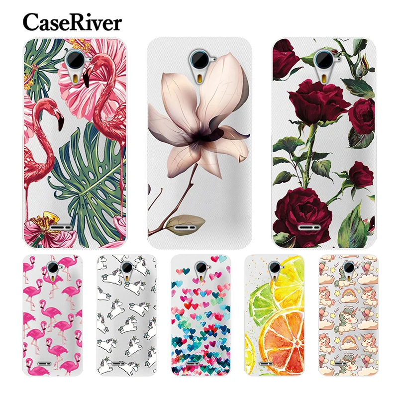 

CaseRiver Soft TPU For 4.5" Micromax Q415 Case Cover Painted Back Cover Funda Phone For Micromax Canvas Pace 4G Q415 Case